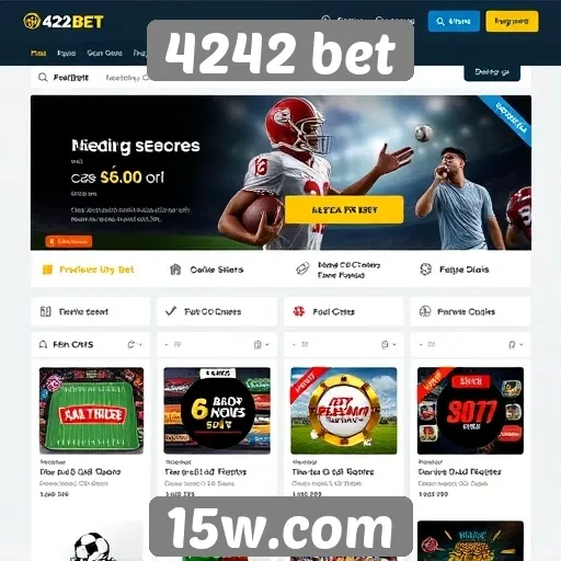 Promoções e bônus disponíveis na 4242 bet